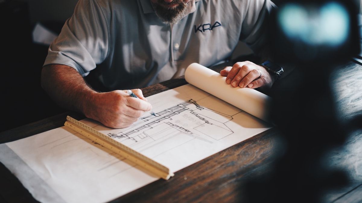 Architectural planning work representing long-term infrastructure purpose